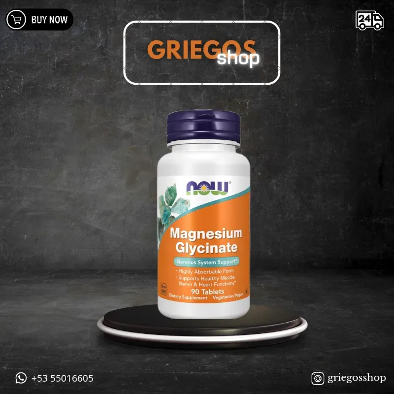 Magnesio de Glicinato | "NOW FOODS" | 90caps