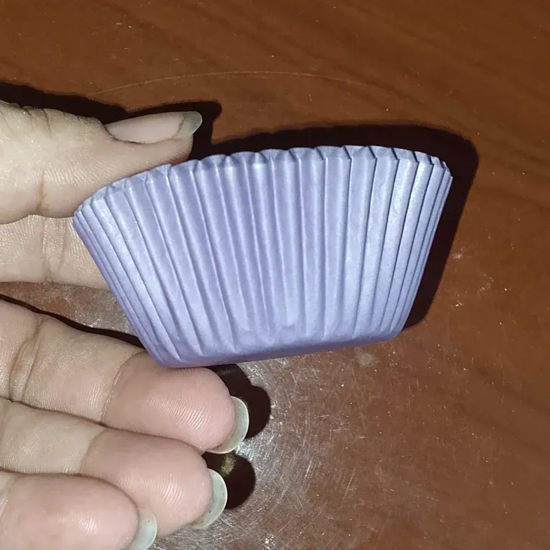Capacillos morados para cupcakes 20x