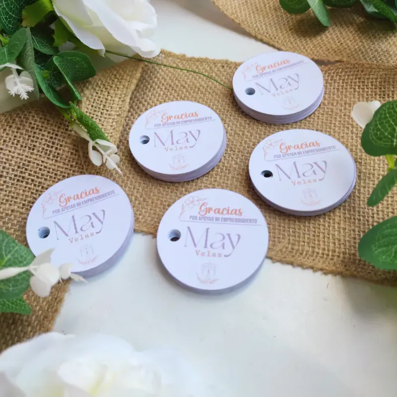 Etiquetas redondas (50 unidades)