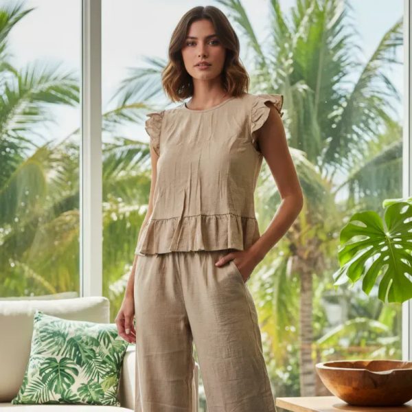 Conjunto Tejido de Lino