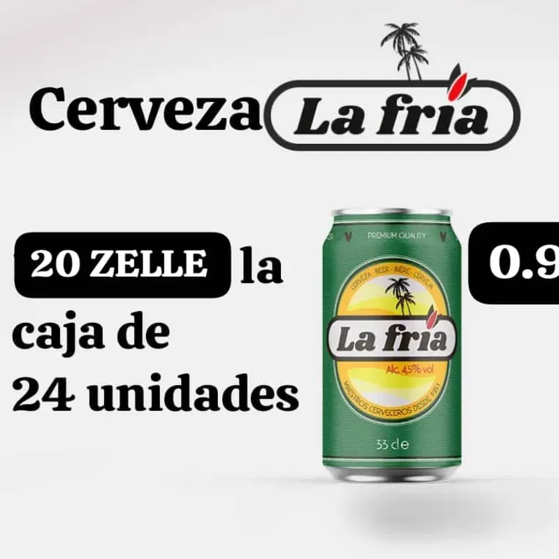 Caja de cerveza La Fria