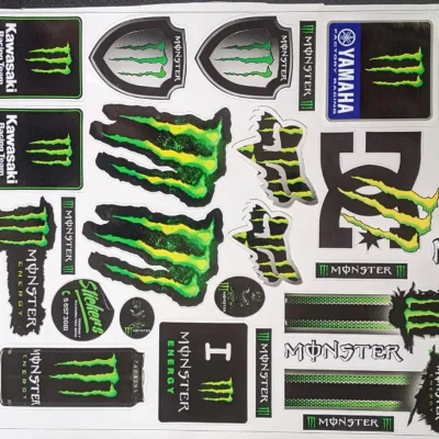 Calcomanía monster 1