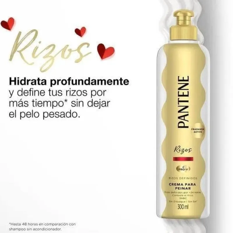 Crema para peinar Rizos PANTENE