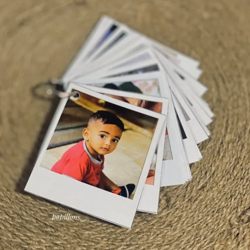 Llavero mini álbum de fotos