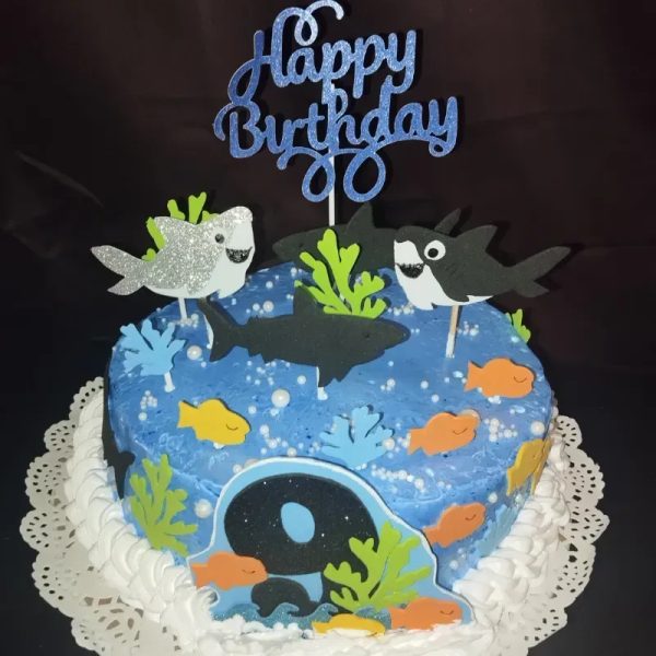 Cake de tiburones