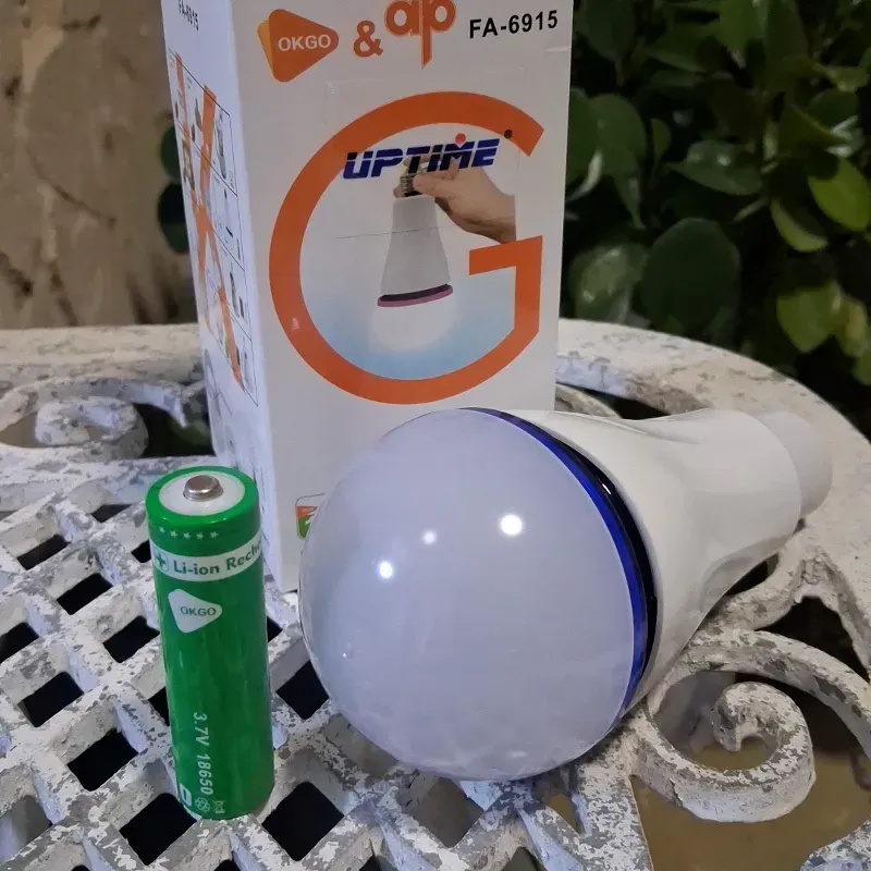 Bombillo recargable 15 w