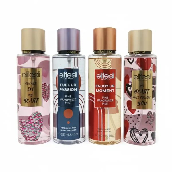 Fragancias corporales (body mists) Elite di Bellezza.