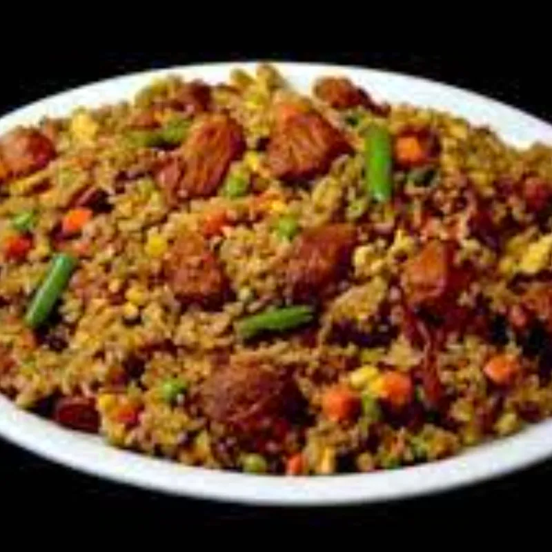 Arroz Frito Chino Cantonés (jamón)