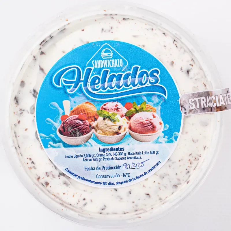 Pote de Helado 16onz Stracciatella