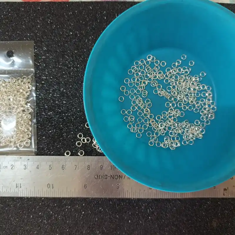 Argolla plateada de 5 mm