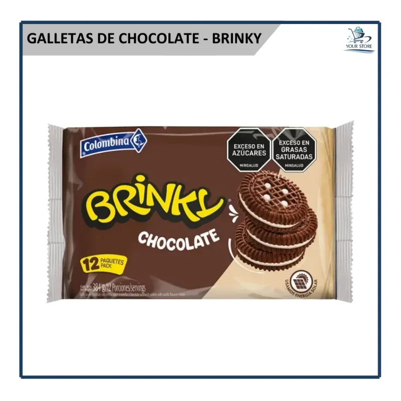 Galletas Chocolate - Brinky 12u (300g)