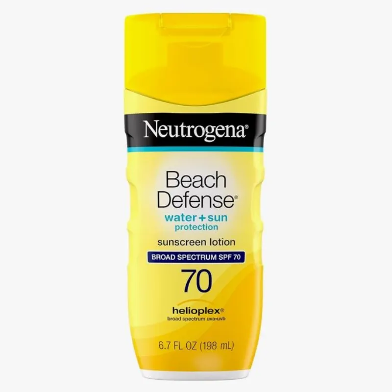Beach Defense Sunscreen Lotion SPF 70, 198ml Neutrogena