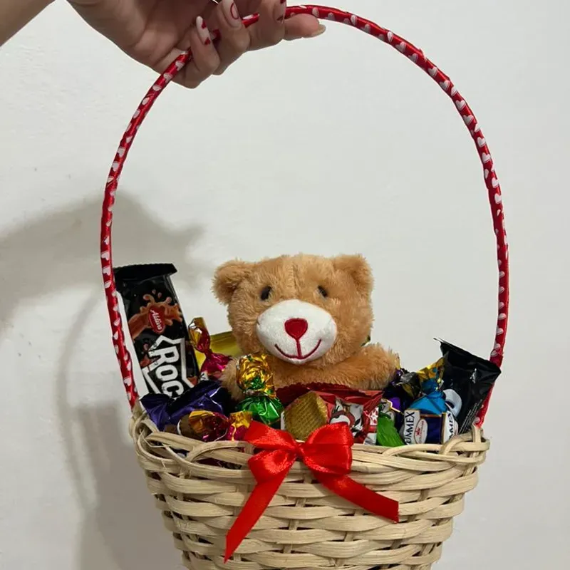Cesta con Peluche