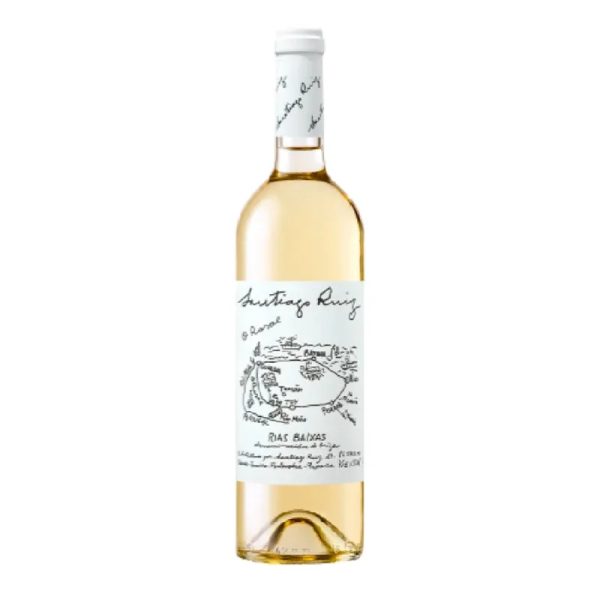 Vino Blanco D.O.Albariño SANTIAGO RUIZ 750ml/6 Caja