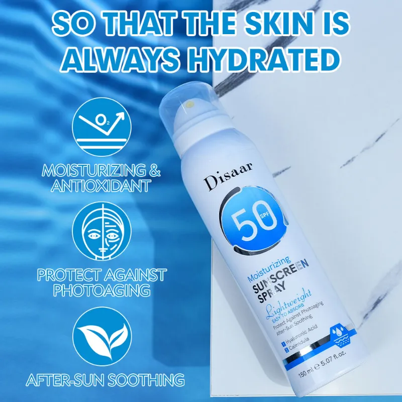 Protector Solar hidratante en spray SPF 50