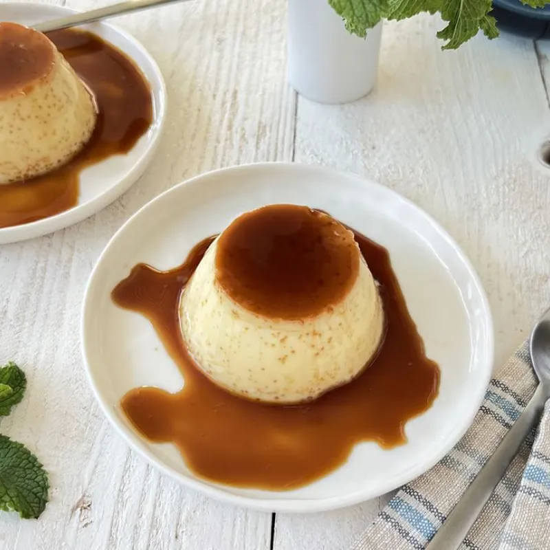 Flan de la casa