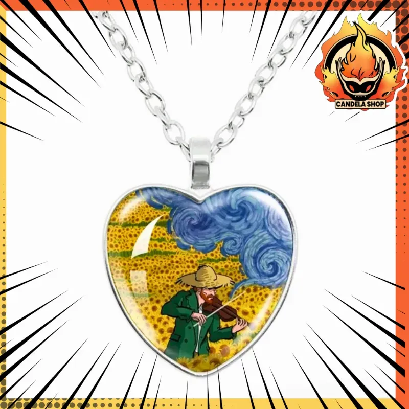  ¡COLLAR DE CORAZÓN DE VAN GOGH! 