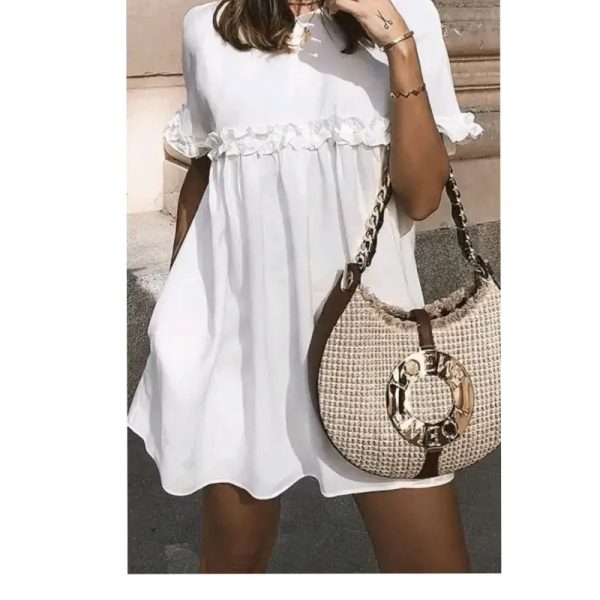 Vestido con rizos