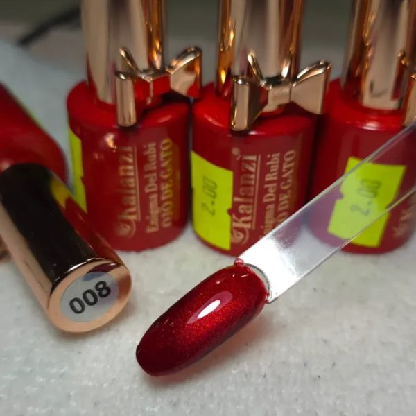 Esmalte Ojo de Gato Rojo #8 Kalanzi