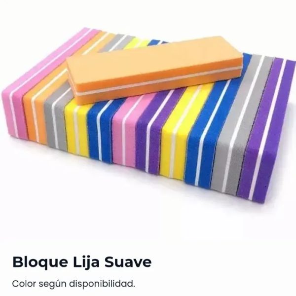 Bloque lija suave
