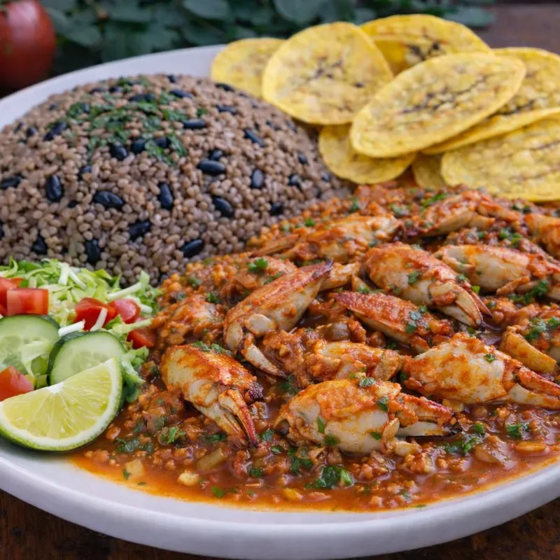 Cangrejo Enchilado Con Congris