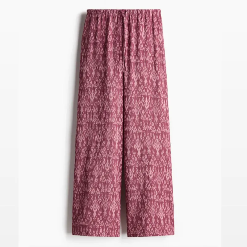 Pantaloneta rosa estampada