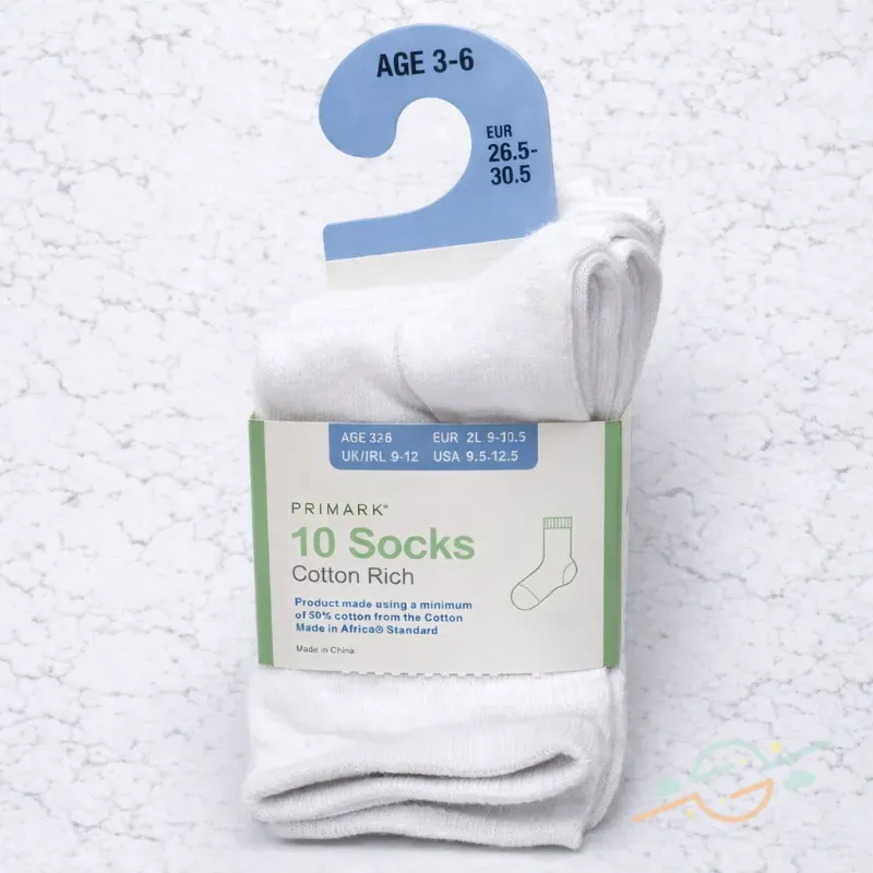 Pack 10 medias PRIMARK #0001