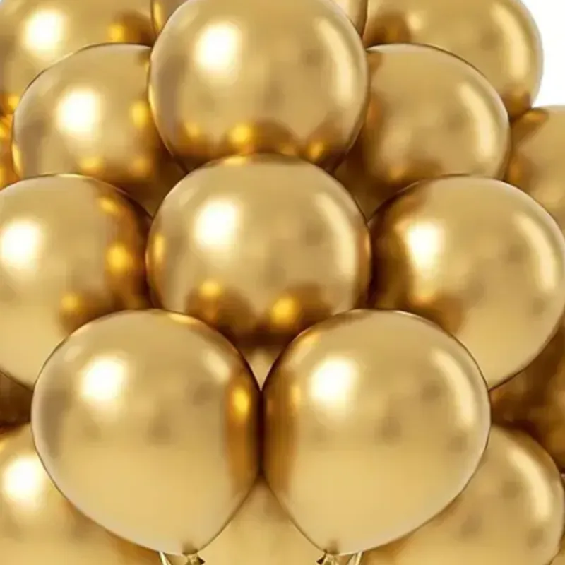 Set de globos dorados