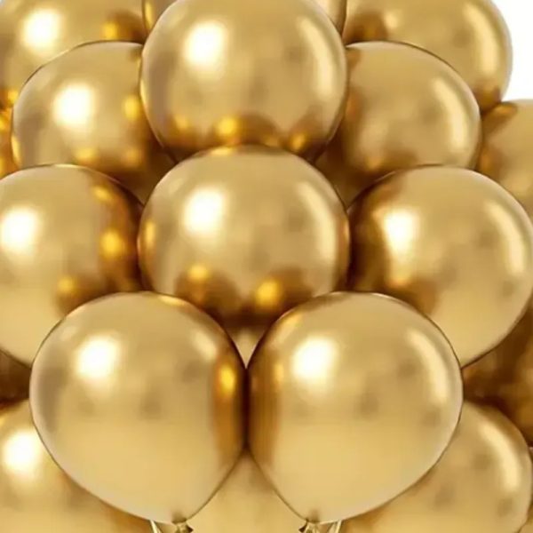 Set de globos dorados