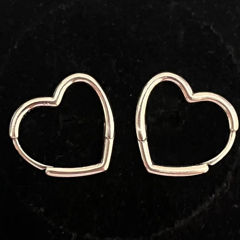 Argollas corazón pequeñas