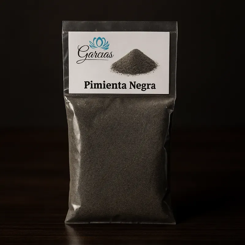 Pimienta negra molida 15 g