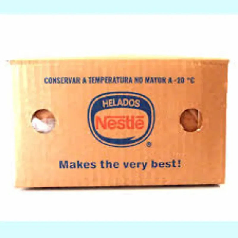 Caja de helado Nestle