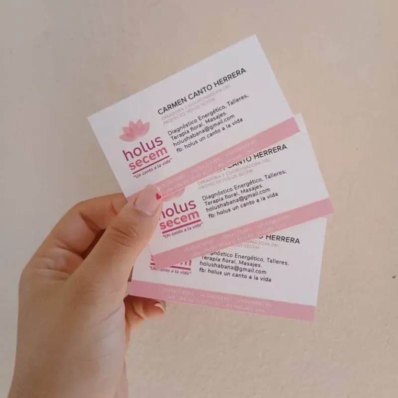 Tarjetas de presentación estándar