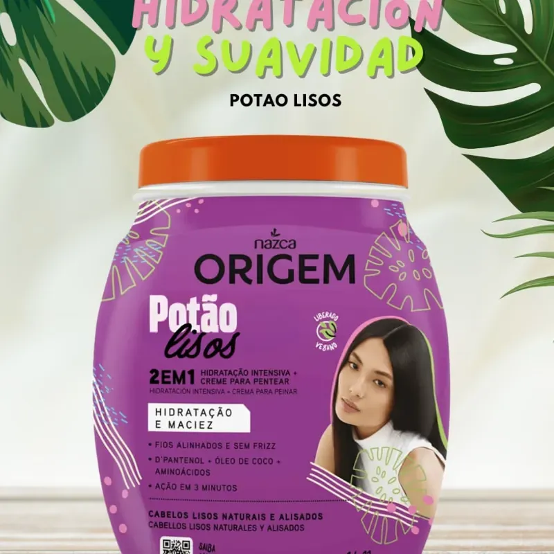 Crema Origem Nazca 2 en 1 Potão Lisos 1kg