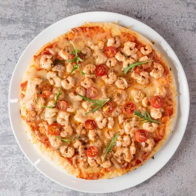 Pizza de Camarones