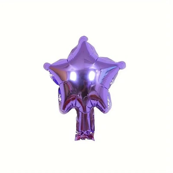 Globo estrella violeta 5"