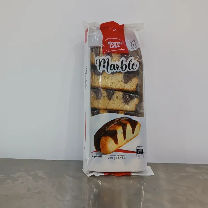 Bizcocho marmoleado de chocolate