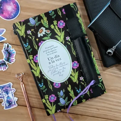 Agenda organizador de flores silvestres