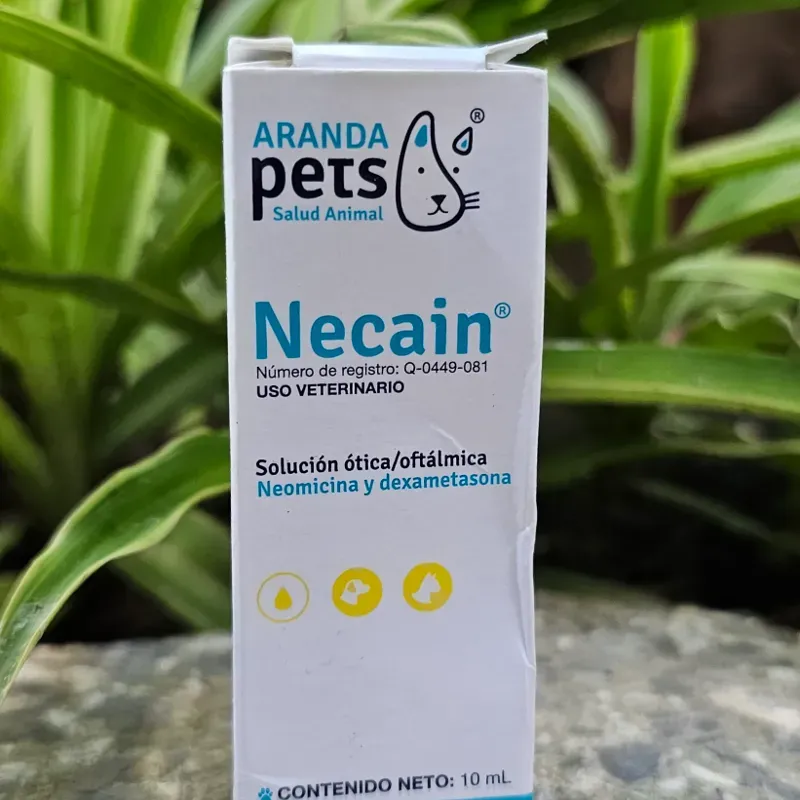 NECAIN SOLUCION ÓTICA Y OFTÁLMICA 10 ml