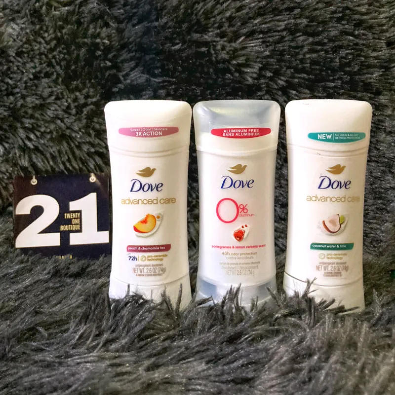 Desodorantes Dove en pasta