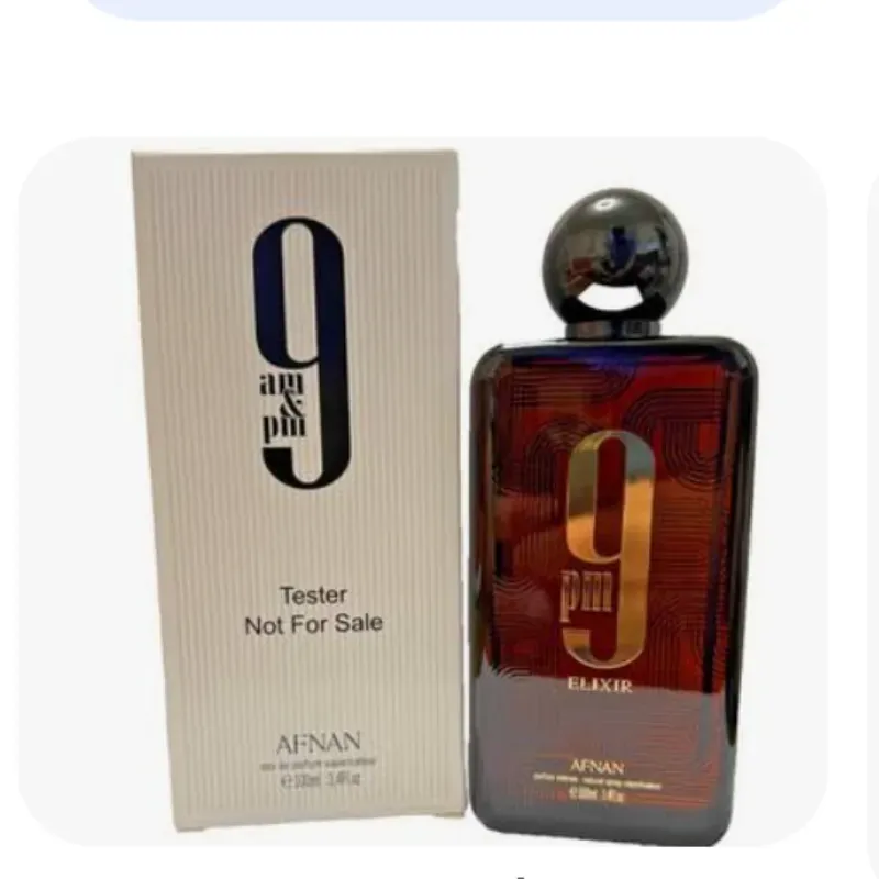 9PM Elixir Tester Eau De Parfum 100ml 3.4 fl.oz Unisex de Afnan
