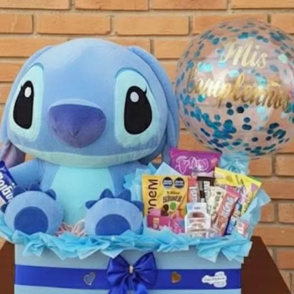 Caja de Stitch+ globo burbuja