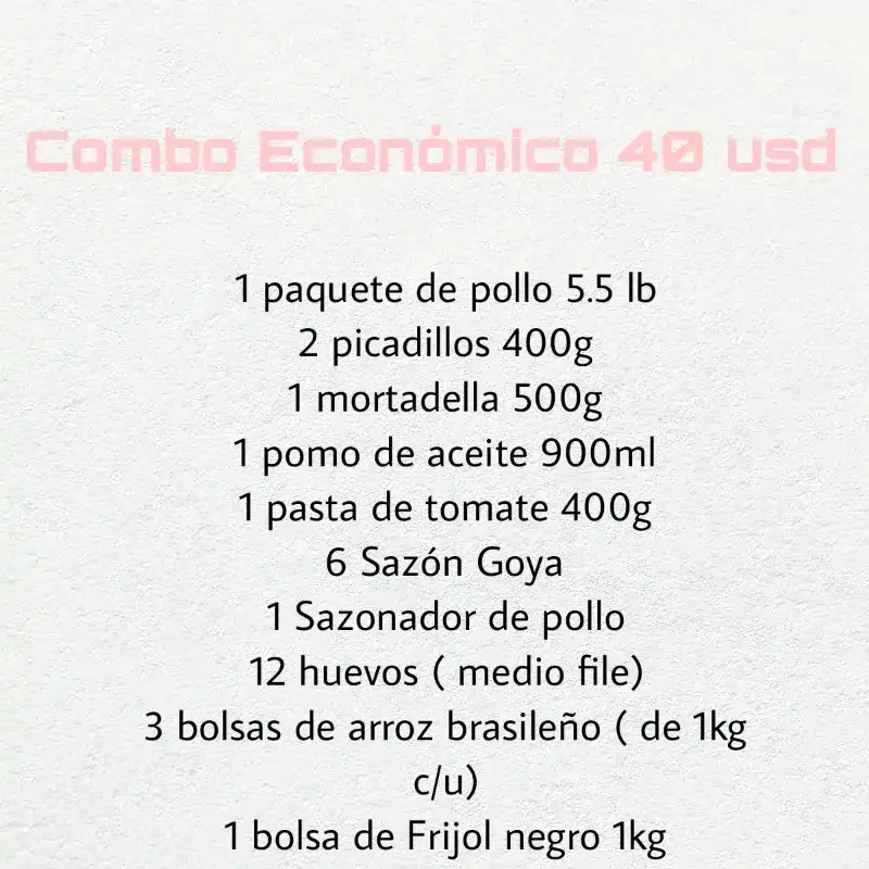 Combo Económico