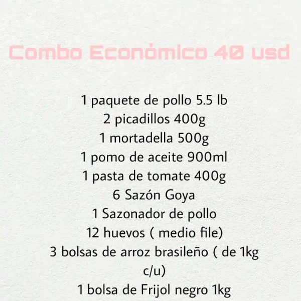 Combo Económico