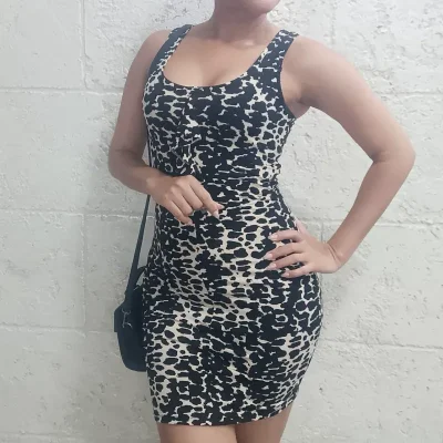 Vestido Animal Print con vuelo