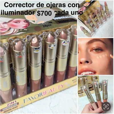 Iluminador y corrector de ojeras