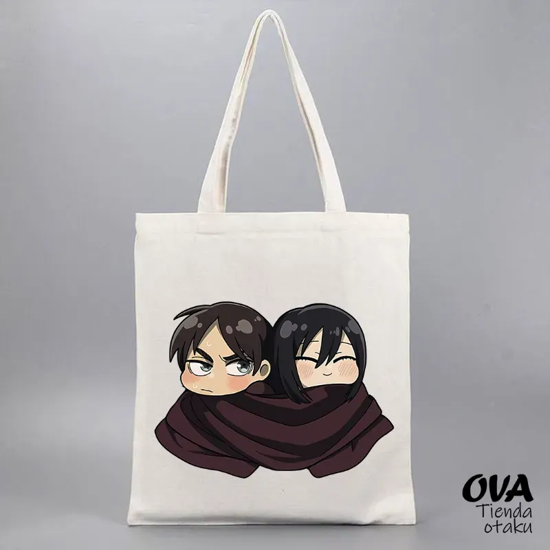 ️ Bolsa Eren y Mikasa (Shingeki no Kyojin)