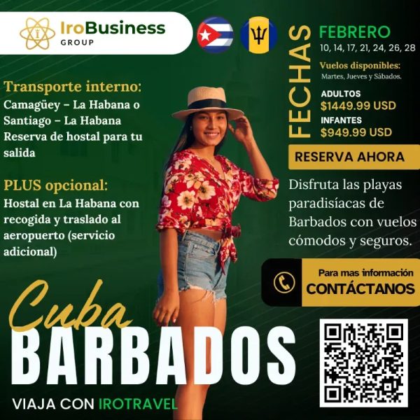 Pasaje Cuba - Barbados