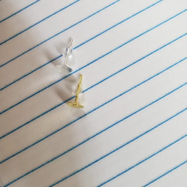 Postecito para arete plateado