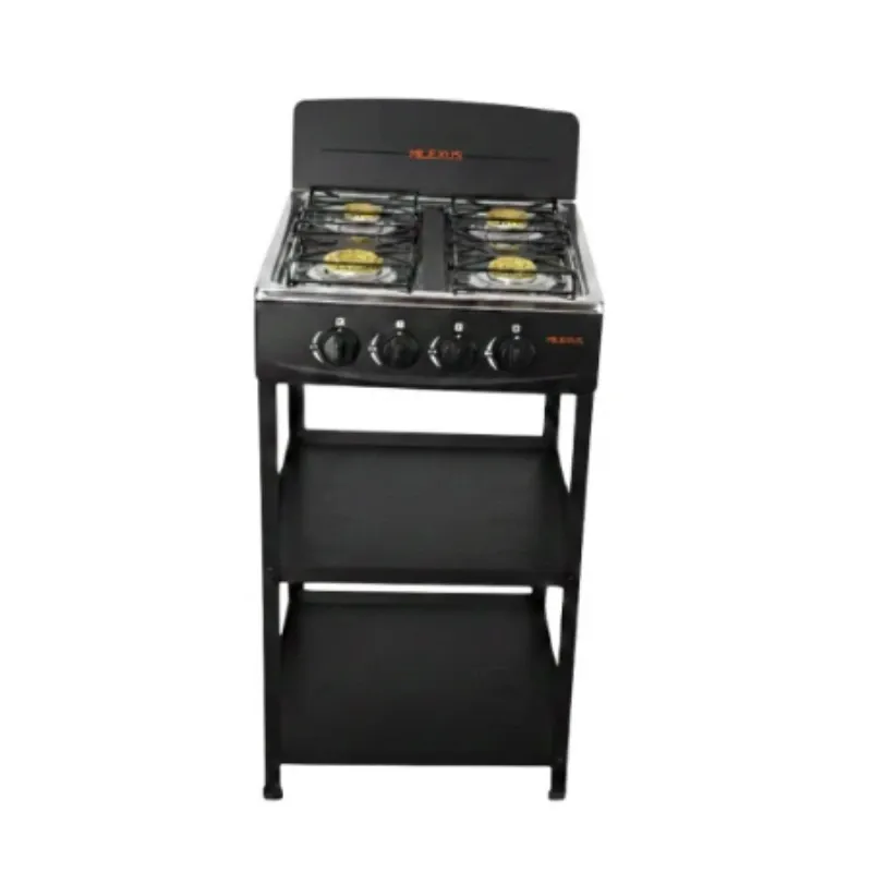 COCINA DE GAS DE CUATRO QUEMADORES MILEXUS CON ORGANIZADOR